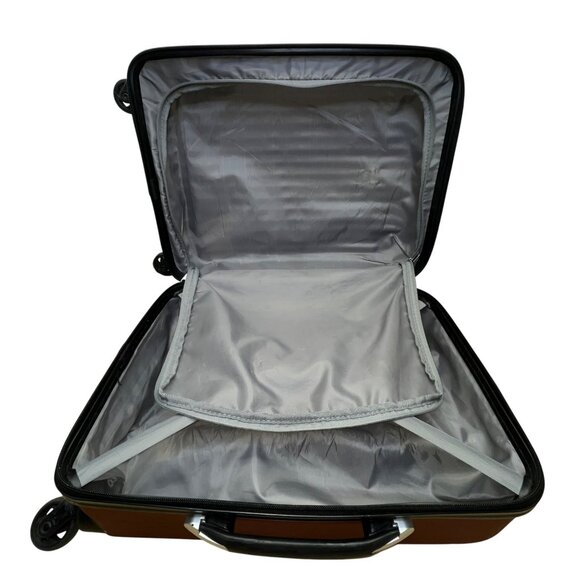 Verdi Men’s Burgundy Travel Carry-On Spinner Wheels Rolling Luggage Suitcase - Picture 9 of 10